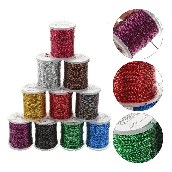 BESTYASH Assorted Color Rope Cord Bracelets, 10 Pieces Set for Stylish Wristwear