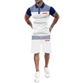 thumbnail image 1 of Ketyyh-chn99 Ensembles de Jogging pour Hommes Ensemble d'Été Short de Bain Ensembles Pyjamas d'Été pour Hommes Mode Hauts à Manches Courtes Shorts Vêtements Rouge,m, 1 of 5