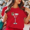thumbnail image 3 of New Fashion Christmas T Shirt Unisex Fashion Casual Short Sleeve Shirt Tee Christmas Loose Harajuku T Shirts, 3 of 5