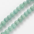 thumbnail image 2 of Natural Gemstone Amazonite Round Beads Strands 6mm Hole: 1mm about 62pcs/strand 15.3 inch, 2 of 2
