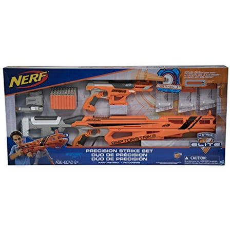 Nerf N-Strike Elite Precision Strike Set RaptorStrike and FalconFire Blasters