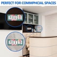 thumbnail image 4 of 6-Gang Screwless Pioneer Floral Decorative Wall Plates,Size 6-Gang 12"W x 4.7"H,Unbreakable Thermoplastic Faceplate Cover for Kitchen Living Room Bedroom Decorator Receptacle Outlet Switch, 4 of 7