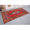 thumbnail image 3 of Vintage Rug, Turkish Rug, Colorful Rug, Oriental Rug, 4.2x8 ft Area Rugs, 3 of 9