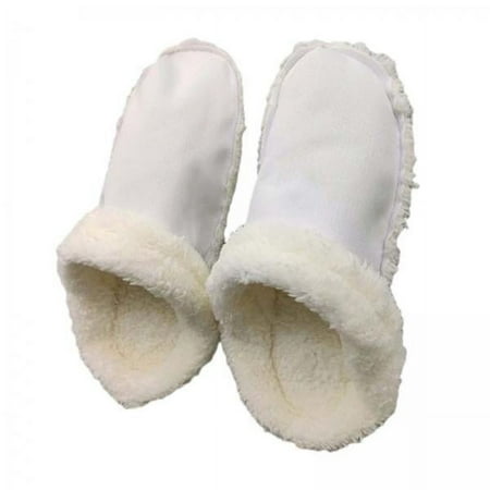 Baoblaze 5xLiner Slippers Cover Thick Hole Shoes Cover for Bathroom Kitchen 20cm white 5 Pcs
