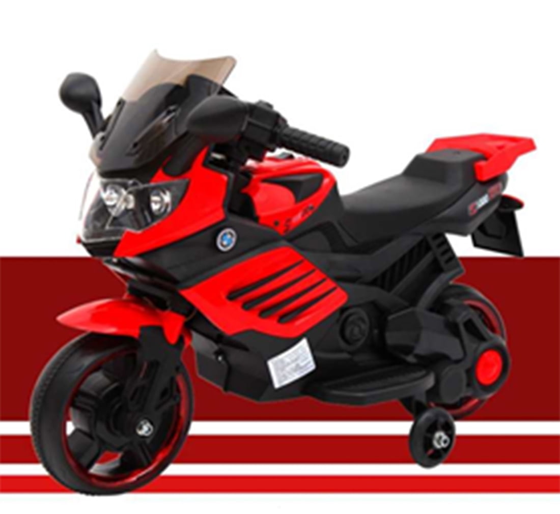 red kids motorbike