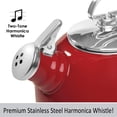 thumbnail image 4 of Chantal Classic Teakettle, 1.8 QT, Enamel On Steel, 2-Tone Harmonica Whistle, Rapid Boil and Even Heating (Glacier Blue), 4 of 4