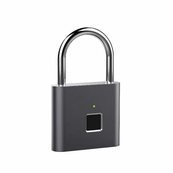 Fingerprint Padlock Smart Keyless Security Locker Lock Fingerprint Lock Gym Lock Waterproof Anti-Theft USB Rechargeable Suitable for School Locker Home