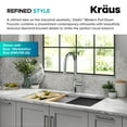 thumbnail image 5 of KRAUS Oletto Modern Industrial Pull-Down Single Handle Kitchen Faucet in Chrome, 5 of 15