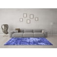 thumbnail image 3 of Ahgly Company Indoor Rectangle Abstract Blue Contemporary Area Rugs, 3' x 5', 3 of 4