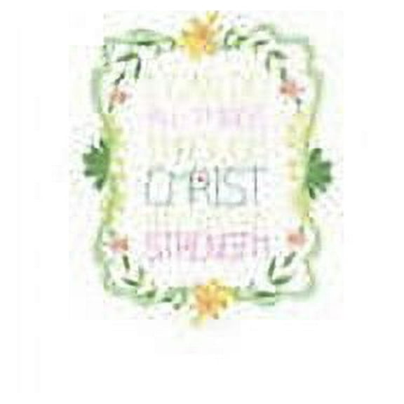 Words of Faith Edible Frosting Photo Cake Topper