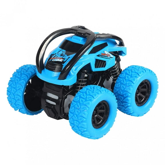 Chmadoxn Pull Back Inertial Four-Wheel Drive Off-Road Vehicle Children's Rotating Toy Car Monster Truck Toy Cars 360° Rotating Stunt Roll Car Boy Girl Toy Birthday New Year Christmas Toy Gift