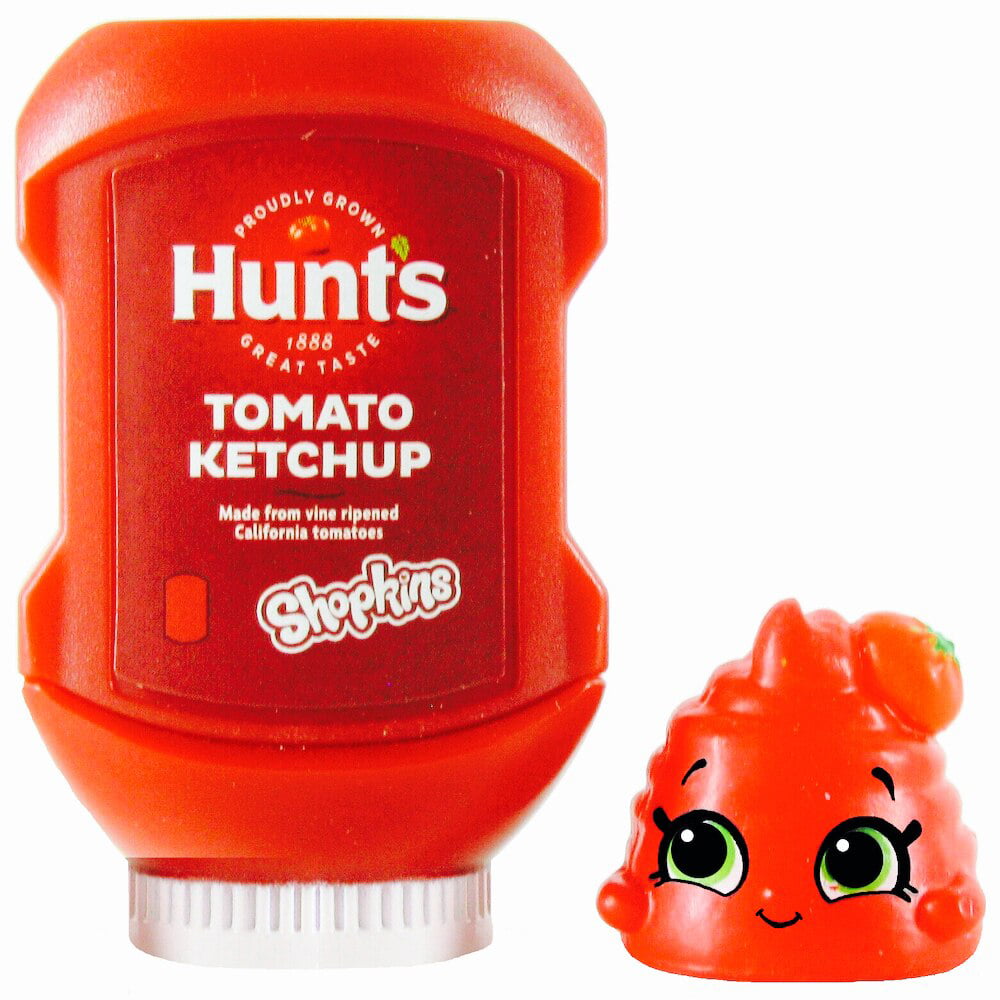 Shopkins Real Littles Series 12 Pantry #RL-026 CAITLYN KETCHUP Hunt's Squeeze