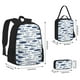 thumbnail image 2 of Easygdp Blue Fish Mochila para Niños y Niñas con Set de Caja de Almuerzo y Estuche para Lápices 3 en 1, Mochila Escolar Estampada para Adolescentes, 2 of 7
