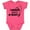 Vintage Hot Pink, variant on Inktastic I Hooked Gigi's Heart with Fishing Rod Boys or Girls Baby Bodysuit