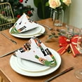 thumbnail image 3 of Coolnut Cartoon Nutcracker Cloth Napkins Set of 6,20x20 Inches Napkins Cloth Washable Reusable Soft for Dinner,Wedding,Parties,Home Dinner,Tableative Decor Gift, 3 of 7