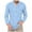 Mens Clothing Sky Blue, variant on Mens Cotton Linen Dressy Blouses, Long Sleeve Shirts for Men Fall Lightweight Casual Vintage Solid Color Button Up T-Shirts with Pockets S-3XL