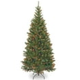 thumbnail image 6 of National Tree Company 7.5 ft. Pre-Lit Artificial Aspen Spruce Slim Christmas Tree, Green, Multicolor Lights, Includes Stand, 6 of 6