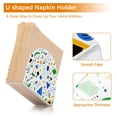 thumbnail image 5 of Yayeee Napkin Holder for Table Set of 2 Kitchen Paper Tissue Organization, Blue Simple Shapes, 5 of 8