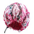 thumbnail image 2 of Sonducket Sleep Bonnet Extra Large Sleeping Hat Doble capa con cordón Turbante para el cabello Patrones bohemios Suministros para la cabeza Sombreros vino rojo Sonducket AP009761-03, 2 of 6