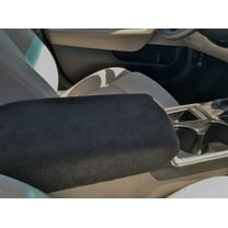 Auto Console Covers- Fits the Hyundai Sonata 2015-2019. Center Console Armrest Cover Fleece Fabric - Black