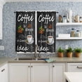 thumbnail image 4 of Coffee Coffee Beans Retro Curtains Home Decor Living Room Kitchen Balcony Room Window Curtain Bedroom Patio Decoration, 4 of 6