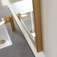 thumbnail image 6 of Vinnova Teruel 48" Rectangle Gold Aluminum Framed LED Wall Mount Bathroom Vanity Mirror, 6 of 9