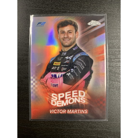 2024 Topps Chrome Formula 1 Victor Martins #SD-21 Speed Demons