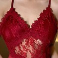 thumbnail image 4 of Timegard Robe de Nuit pour Femmes Pyjamas Dentelle Col en V Ample Confortable Couleur Unie Robe de Maison Tenue Décontractée, 4 of 7