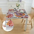 thumbnail image 2 of HAOXIT  Kitchen Dining Table Cloth for Square Tables Tabletop Cover for Parties, Wedding Use Spring/Summer 52*52, 2 of 7