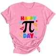thumbnail image 3 of Graphic Tennis Tees for Women's Casual Tee for Daily Wear Breathable Basic Top with Comfortable Fit for Everyday Style Pink XL, 3 of 3