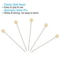 thumbnail image 4 of Uxcell Sewing Pins, 1.5 Inch Straight Pin with Plastic Pearlized Ball Head, Champagne,200Pack, 4 of 6