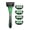 Green, variant on Practical Men's Manual Shaver with Rubber Handle 7 Layer Blading Men's Grooming Tool 5 Additional Blading Included