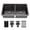 Gunmetal Grey, variant on Karran Usa HSU3219DBSS Matrix 32" Undermount Double Basin Stainless Steel Kitchen Sink -