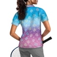 thumbnail image 2 of Whosucclay Collared Golf Polo Tops, Pastel Skull Mermaid Pattern Polyester Soft Quick Dry Tennis Shirts for Outdoor Travel Hiking Size Large, 2 of 10
