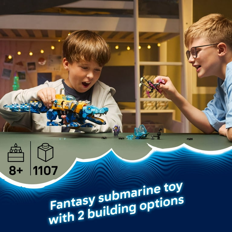 LEGO DREAMZzz Crocodile Submarine Building Toy for Boys & Girls
