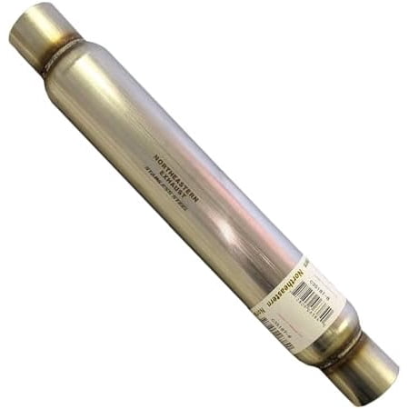 2.5" Straight Universal Glasspack Muffler Resonator