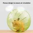 thumbnail image 4 of Mini pelota de plástico para correr, mascota, hámster, jerbo, pelota para correr, juguete (amarillo) Likrtyny Mascotas, 4 of 9