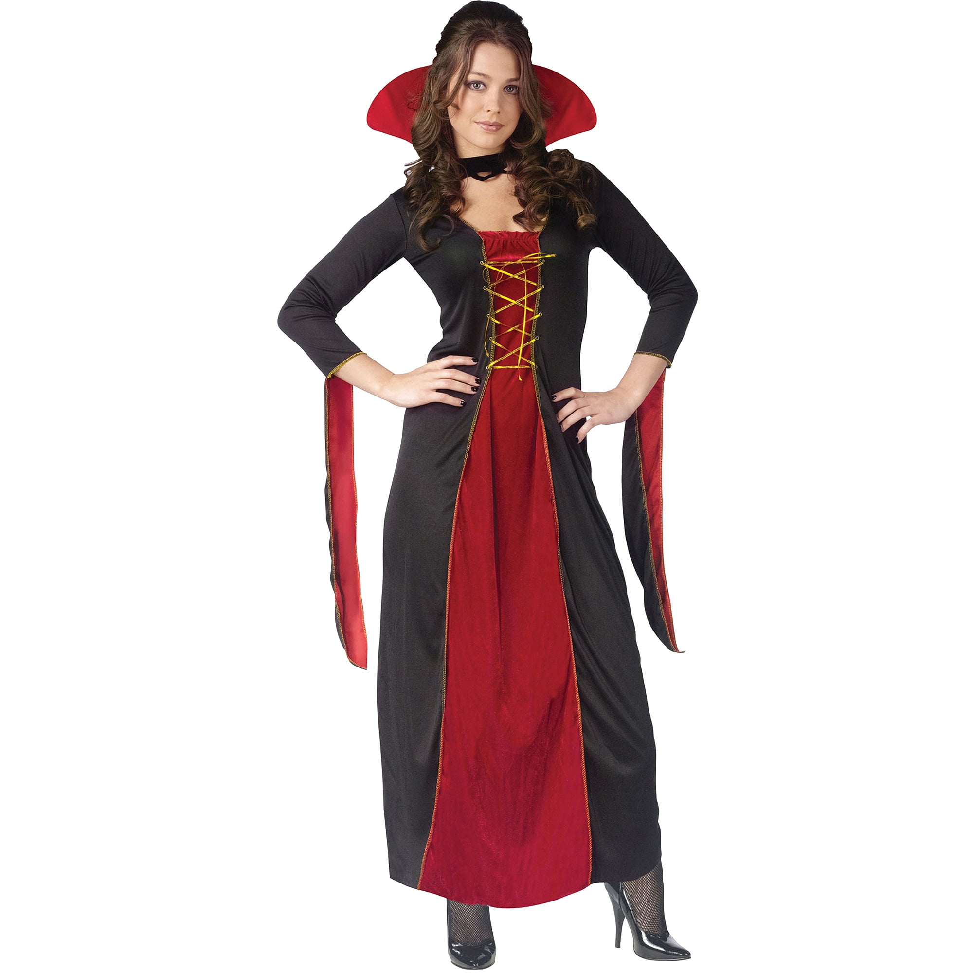 Velvet Victorian Vampiress Adult Halloween Costume - Walmart.com