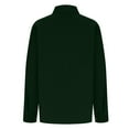 thumbnail image 6 of Womens Corduroy Shirts Long Sleeve Collared Button Down Blouse Oversized Tops Jackets Shackets With Pocket Blackish Green, 6 of 6