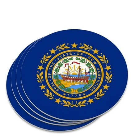 

New Hampshire State Flag Novelty Coaster Set