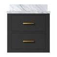 thumbnail image 3 of Castor 20 in W Black Single Bath Vanity and Acrylic Top, 3 of 10