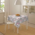 thumbnail image 4 of Wukai Beautiful Rabbit1 Waterproof Tablecloth for Kitchen Dining, Fits Square Tables for 2-4 Seats -60"x60", 4 of 7