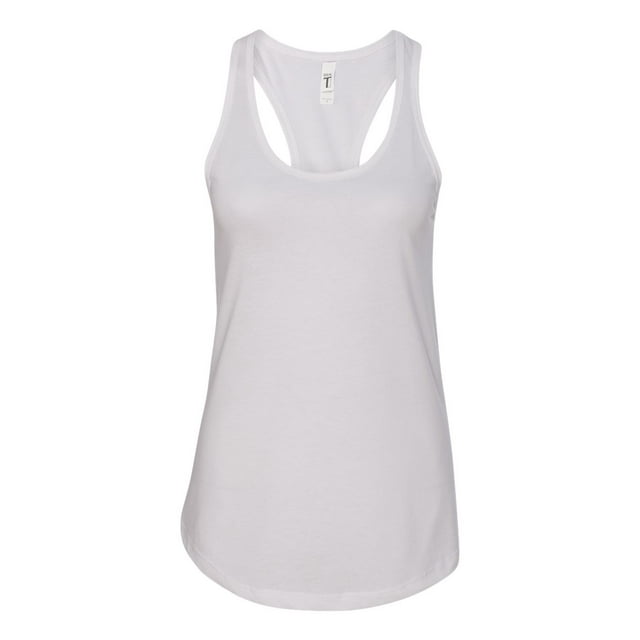 Next Level Womens Ideal Racerback Tank, XL, White