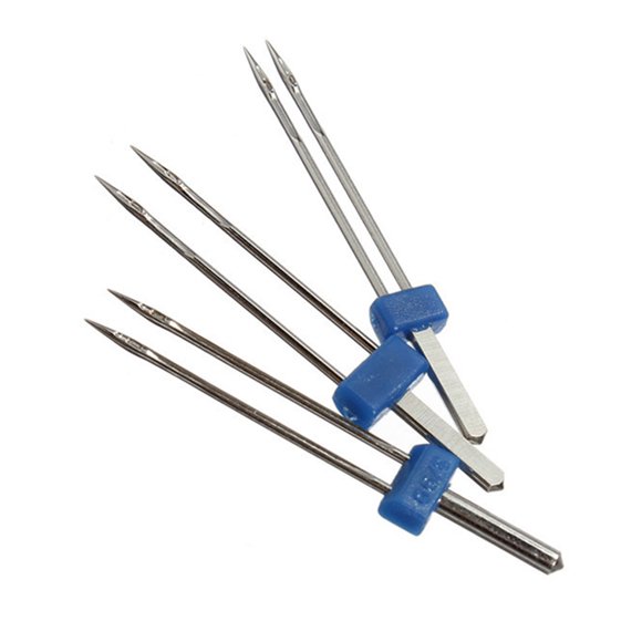 REOFLYUP 4Pcs Twin Needle Double Needle Set For Sewing Machine Accessories Multifunctional 2.0/90 3.0/99 4.0/90