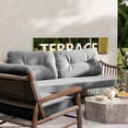 thumbnail image 4 of WINSOON 48 x 24 Inch Outdoor Loveseat Cushion Set-Dark Grey, 4 of 5