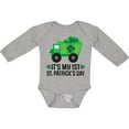 thumbnail image 3 of Inktastic 1st St Patricks Day Construction Truck Shamrocks Boys Long Sleeve Baby Bodysuit, 3 of 5