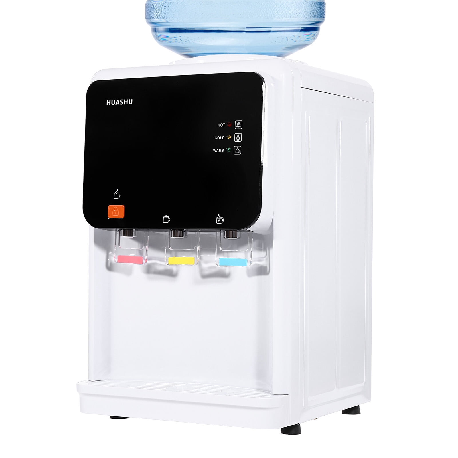 4.5-18.9L/ Top Loading Countertop Water Dispenser Hot Cold Water Cooler Drinking Machine with Indicator Lights