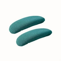 XmhyTop-A Armrest Covers - Office Chair Armrest Covers, Elastic Removable Arm Protectors & Chair Hand Rest Covers - 1 Pair,Blue Green