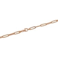 thumbnail image 2 of 14k Rose Gold 5mm Paper Clip Link Necklace (22"), 2 of 4