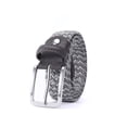 thumbnail image 1 of Cinturón trenzado Qarigey para Mujeres y Hombres de nylon Transpirable color gris y gris oscuro 120 cm, 1 of 6